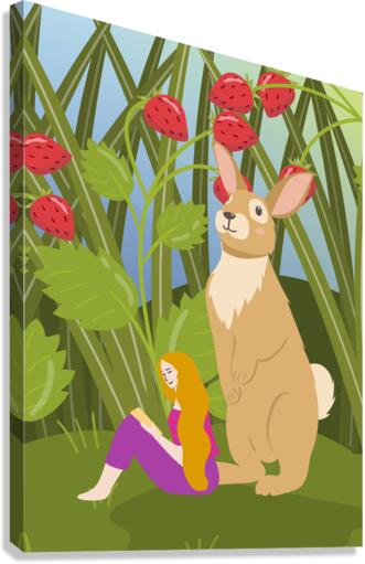 Summer Reading Canvas Print