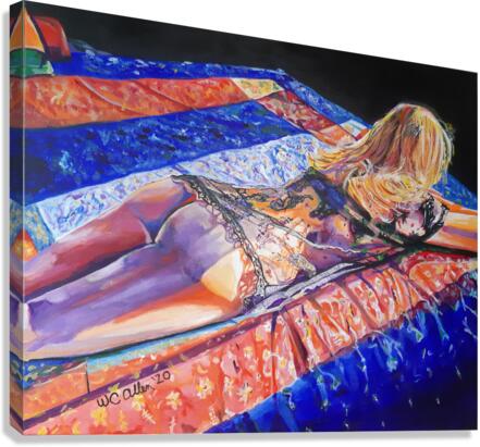 Afternoon Light Culo and Lace Canvas Print