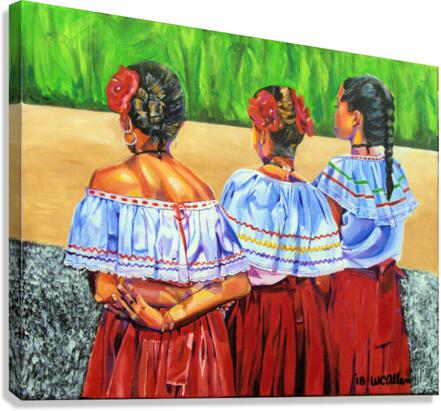 3 Dancers Canvas Print
