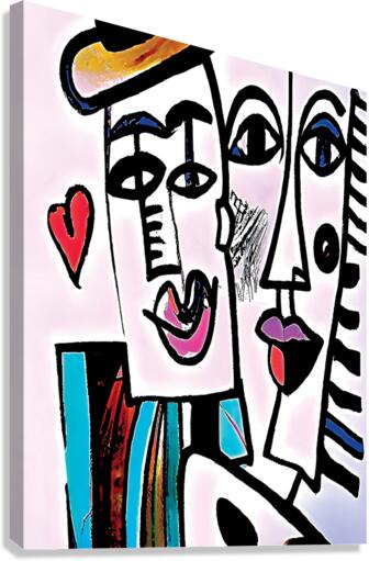 HAPPINESS Canvas Print