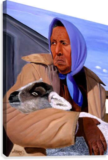 Native Guardian Canvas Print