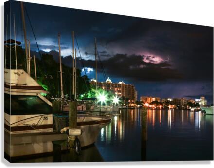 When Lightning Strikes Canvas Print