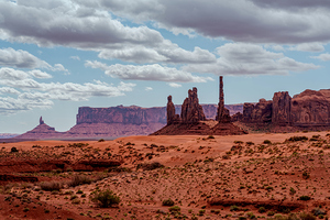 Sentinels Of Monument Valley Desert