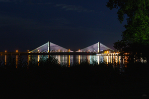 Bill Emerson Bridge Night Lights