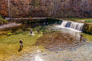 Fly Fishing By Rockbridge Dam