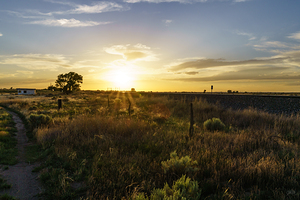 Rustic Colorado Countryside Sunset