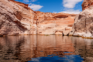 Kayakers In Antelope Canyon