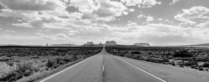 Forrest Gump Point Pano Grayscale