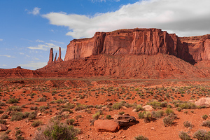 Mitchell Mesa And Three Sisters