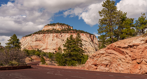Zion Round Rock Formation Pano
