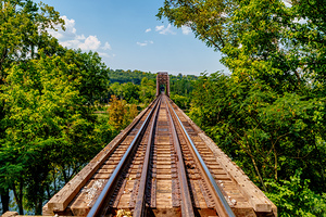 Cotter Arkansas Railroad Tracks