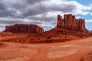 Elephant And Camel Buttes Monument Valley by Jennifer White