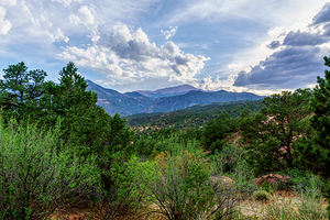 PIkes Peak Landscape Colorado