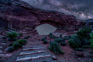 Stargazing At Arches South Window