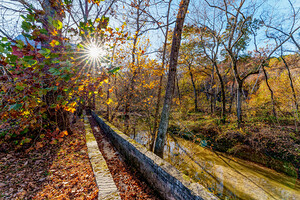 Topaz Mill Trough In Fall