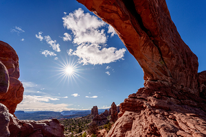 Morning Sun Star Through South Window