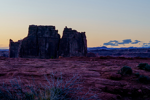 The Organ Arches After Sunset