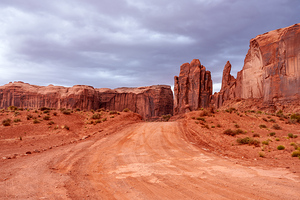 Desert Meets The Storm