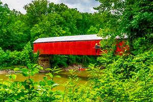 Cox Ford Covered Bridge Indiana