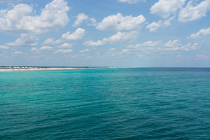 Emerald Waters From Navarre Beach Pier by Jennifer White