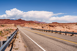Across White Canyon Bridge Utah