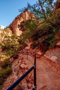 A Pathway To Zion Canyon Overlook