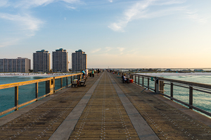 Morning On Navarre Beach Pier