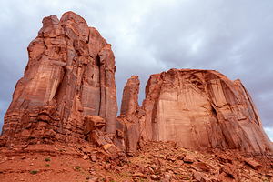 Rock Formations Of Rain God Mesa