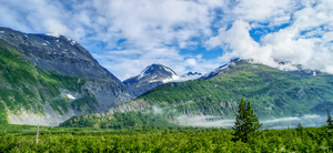 Whittier Alaska Mountains Pano