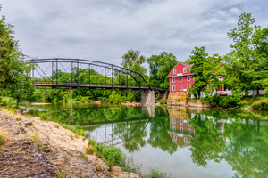War Eagle Mill River Bank View