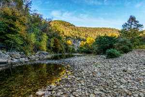 Shaded Buffalo National River