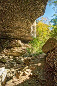 Under Lost Valley Natural Bridge