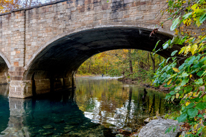 Fishing On Other Side Of The Bridge