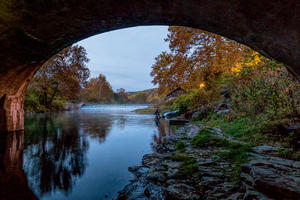 Morning Under Bennett Spring Bridge
