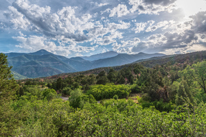Peaceful View Of Pikes Peak