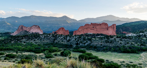 Evening Garden Of Gods View