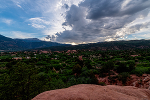 Colorado Springs Evening Mountainscape