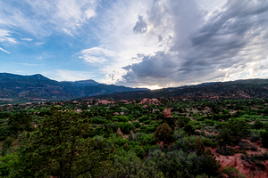 Colorado Springs Overlook Sunset