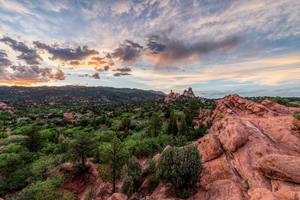 Garden Of The Gods Sunset View