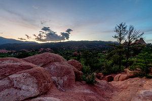 Rocky Colorado Trail Sunset