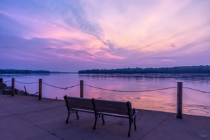 Quiet Mississippi River Sunrise