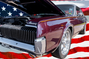 1967 Burgundy Mercury Cougar