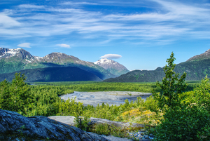 Alaskas Exit Glacier Valley
