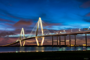 Night At Arthur Ravenel Bridge