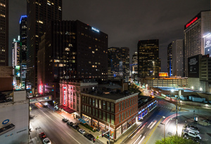 Historic District Downtown Dallas Night