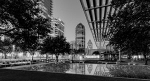 Dallas Art District Grayscale