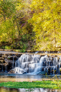 Branson Fall Season Waterfall