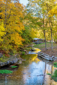 Rustic Fall Country Creek