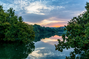 Lake Springfield Golden Hour Sunrise