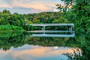 Lake Springfield Evening Tranquility